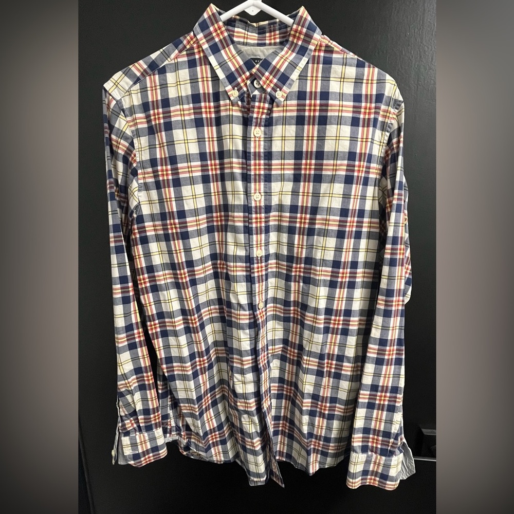 Banana Republic Men's Multicolor Plaid Shirt